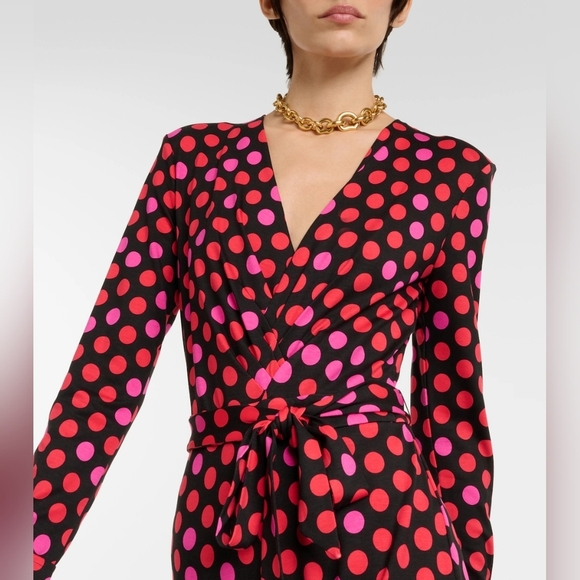 DVF Rosa wide leg jumpsuit 14 - Picture 2 of 9